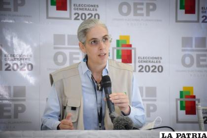 Representante de Uniore, Pamela San Martín /RR.SS.