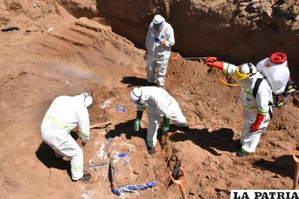 Los cadáveres luego fueron llevados al Cementerio General para su cremación