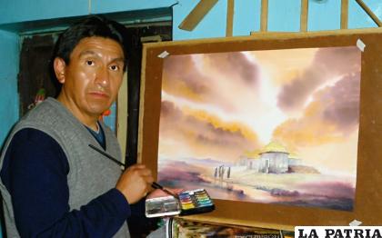 Las exposiciones de pinturas quedaron suspendidas y ello perjudicó a los artistas