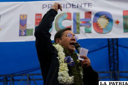 Luis Arce Catacora fue electo Presidente del país con el 55.1%