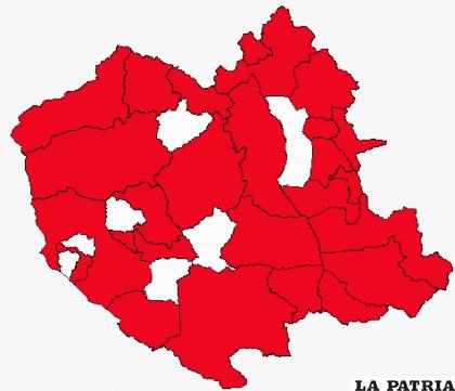 Siete municipios no reportaron contagios de coronavirus