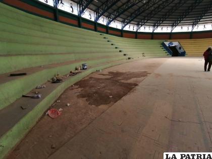Las canchas quedaron en el abandono durante la pandemia