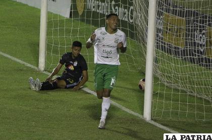 Alan Mercado anotó el primer gol de Oriente Petrolero /APG