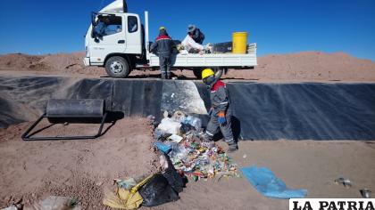 Se esfuerzan para ser el municipio más limpio de Oruro y Bolivia /cortesía GAMT