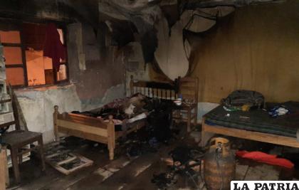 La persona murió por inhalar el monóxido de carbono y también registró quemaduras /LA PATRIA