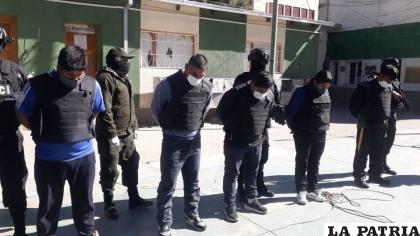La banda criminal que llegó desde La Paz para cometer los ilícitos /LA PATRIA