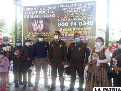La Felcv realizó campañas de concientización para poner freno a todo tipo de violencia /LA PATRIA