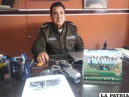 El director de Tránsito, coronel Manuel Vergara brindó los datos estadísticos /LA PATRIA