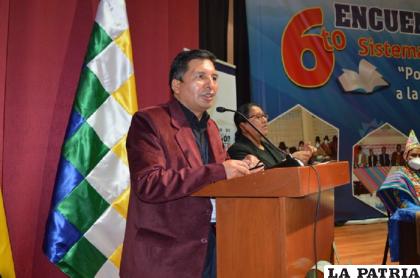 El ministro de Educación, Adrián Quelca /RR.SS.