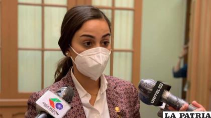 La diputada Luisa Nayar /ABI