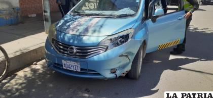 El vehículo no habría frenado, llegando a colisionar por alcance con la motocicleta /Cortesía Sergio Pacheco