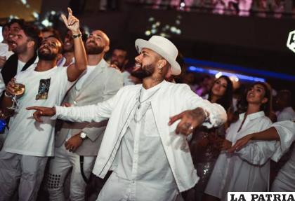 Neymar en su fiesta de cinco días /as.com