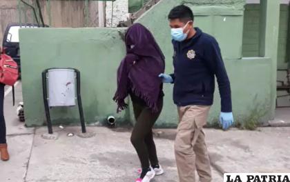 La sindicada fue enviada a cárcel de Miraflores con detención preventiva /Erbol
