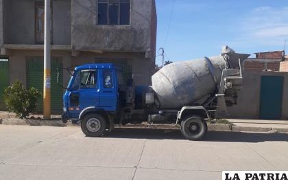 El camión antes del robo /Cortesía