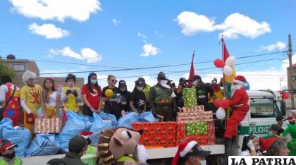La caravana navideña que organiza la Policía con el “Camión de la Felicidad”, se suspende /Foto de Archivo (Policía)