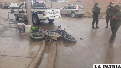 El accidente se registró en las calles Quintana y Ayacucho /LA PATRIA