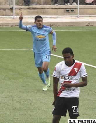 Erwin Saavedra anotó el gol de Bolívar /APG