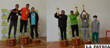 Luis Copa de Oruro oro en Sénior A +35 / el podio a nivel general con Cochabamba, Oruro y La Paz /LA PATRIA