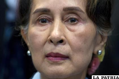 La líder de Myanmar, Aung San Suu Kyi /AP Foto /Peter Dejong, Archivo