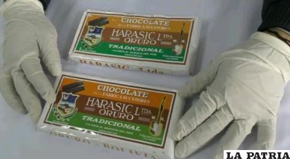 Diferencia entre un Chocolate Harasic falso y original /SEDES