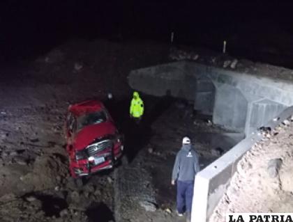 La escena del accidente vial /LA PATRIA