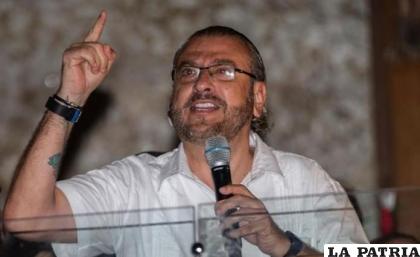 El líder del Comité Cívico por Santa Cruz, Rómulo Calvo /ERBOL