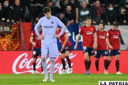 Barcelona se descuidó sobre el final y llegó el empate de Osasuna /jornada.com