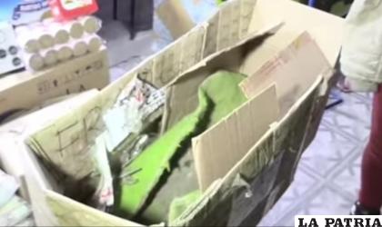 La recién nacida fue encontrada en una caja de cartón /LA PATRIA