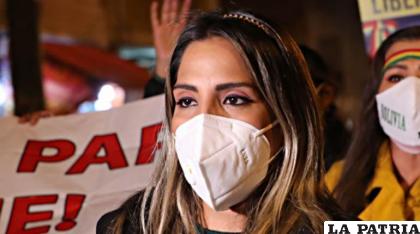 Carolina Ribera hija de la expresidente Jeanine Áñez  /Los Tiempos