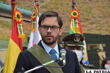 El ministro de Gobierno, Eduardo Del Castillo /INTERNET