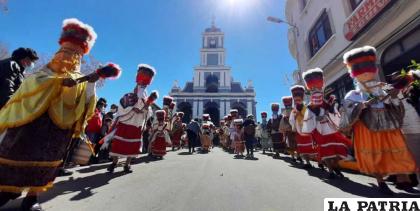 En esta celebración participan los “chunchos” en la fiesta de San Roque 
/Archivo El País