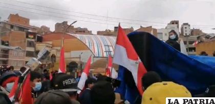 La pasada jornada hubo un encuentro de cívicos en Potosí /Captura El Potosí