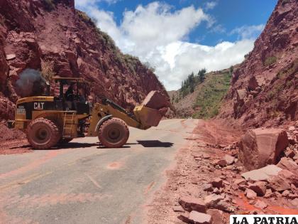 El tramo Llallagua-Ravelo es donde se presentan más inconvenientes en época de lluvia /ABC