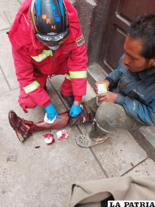Se desconoce bajo qué circunstancia se lastimó /Cortesía