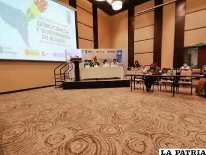 Este encuentro nacional se desarrolla en Santa Cruz con participación de diferentes sectores /LA PATRIA