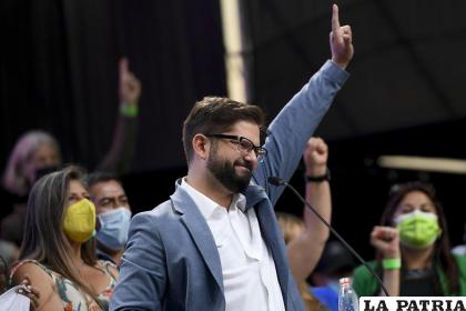 El candidato presidencial Gabriel Boric /AP Foto /Matias Delacroix