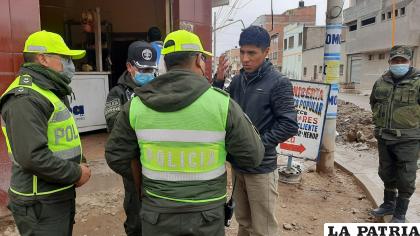 Personal policial acudió al lugar del hecho /LA PATRIA
