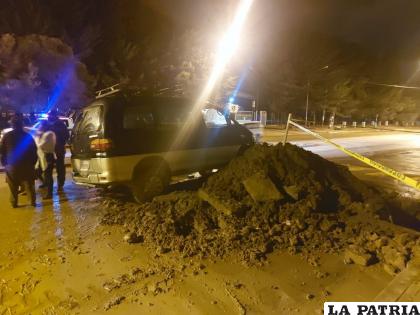 Los cinco ocupantes ebrios se identificaron como autoridades de El Choro /Cortesía