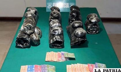 Las aprehendidas llevaban droga adherida a su cuerpo /Soy Chile