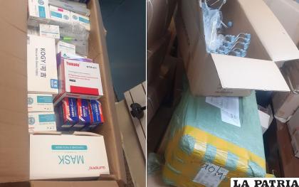 Algunos productos que fueron secuestrados /Erbol
