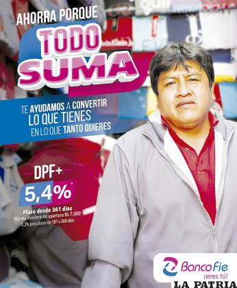 Ahorra porque TODO SUMA - Banco Fie