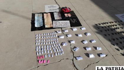 La droga y el dinero que llevaba, fueron secuestrados /LA PATRIA