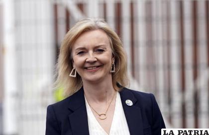 La secretaria de relaciones exteriores de Gran Bretaña Liz Truss /Steve Parsons /Pool vía AP