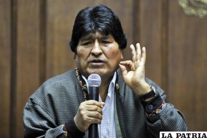 Expresidente Evo Morales /Andina