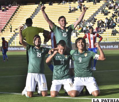 El triunfo de la Verde ante Paraguay le devolvió la esperanza a los 
bolivianos /APG