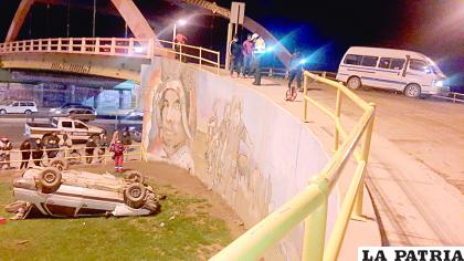Dos personas resultaron heridas el accidente