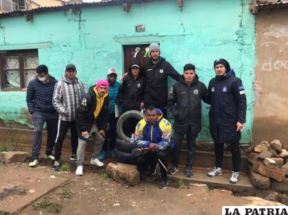 Los jugadores tuvieron que instalar una vigilia en la puerta del dirigente /LA PATRIA