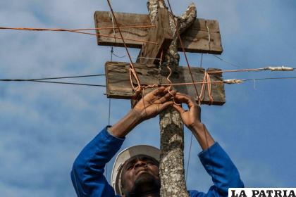 La hidroeléctrica se construyó con material reciclado /EL TIERRERO 
