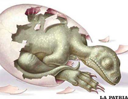 Así hubiese nacido el dinosaurio en su mundo natural /MUY INTERESANTE
