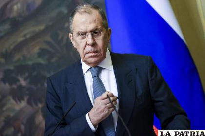 El ministro de exteriores ruso Serguei Lavrov
/Ministerio de Relaciones Exteriores de Rusia vía AP